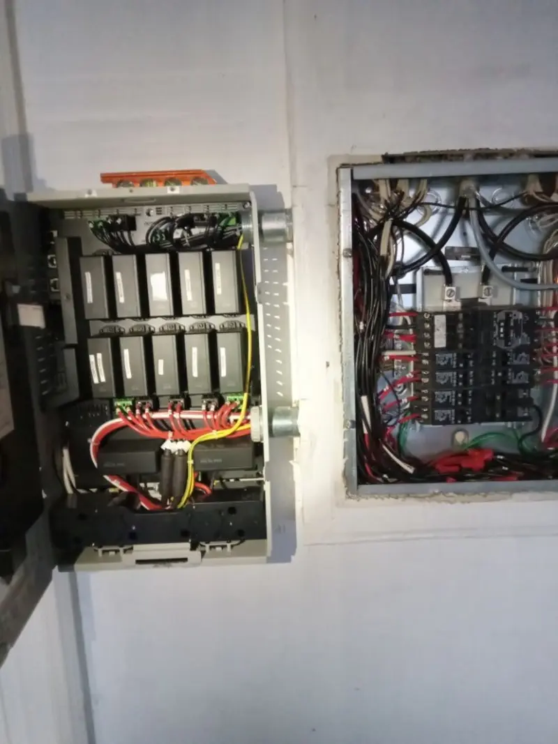 Electrical panel upgrade completed for Indoor Lighting Installation in Goddard